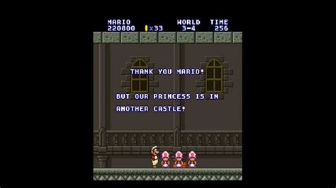 Mario The Princess Is In Another Castle Stelliana Nistor