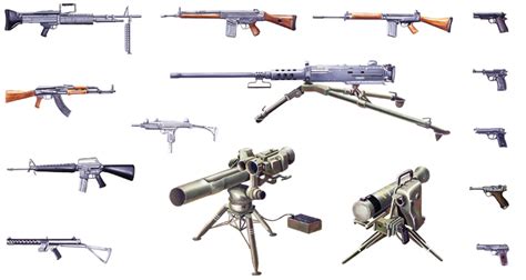 135 Modern Light Weapons Set
