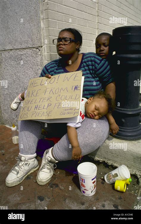 homeless single mother her 10 month old son and a friend son beg on m street in georgetown
