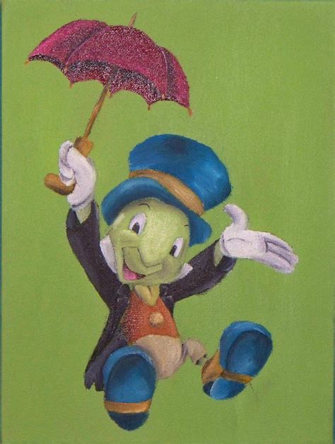 Jiminy Cricket By Billy Wallwork ©2013 2016 Billywallwork525 Disney