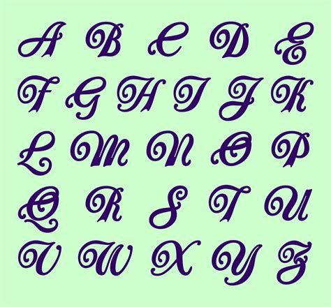 10 Best Fonts Alphabet Free Printable Pdf For Free At Printablee