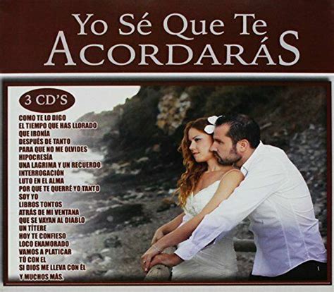 Yo Se Que Te Acordaras By Various Artists Cd Sep 2016 3 Discs