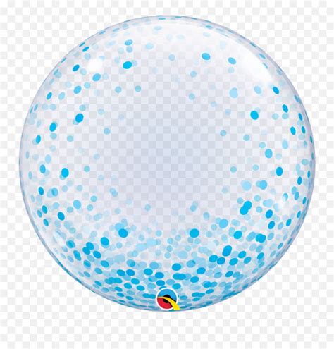 Deco Bubble Confetti Dots All Emojiblue Dot Emoji Free Transparent