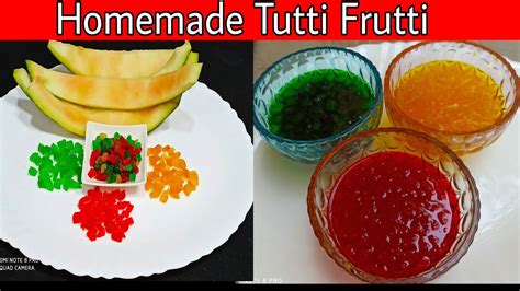 Tutti Frutti With Watermelon Rindshomemade Tutti Frutti Recipehow To
