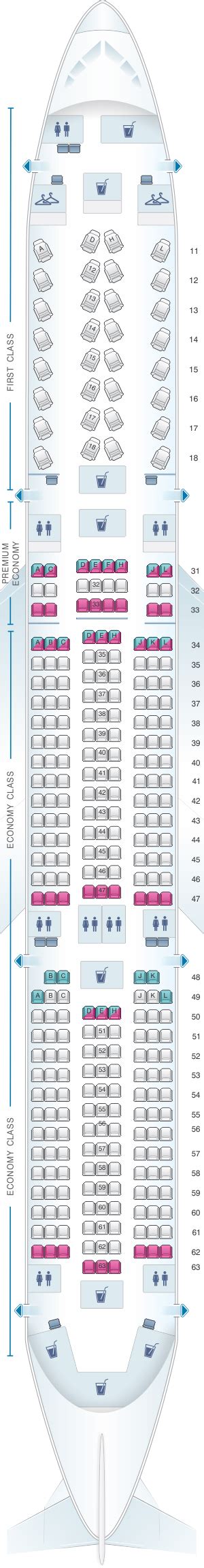A350 Lufthansa Seat Map
