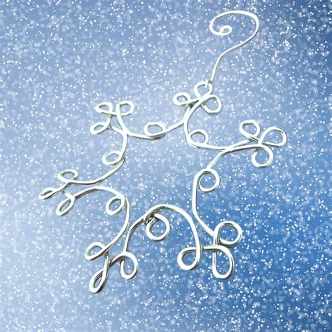 Silver And Blue Snowflake Christmas Decorations Folksy