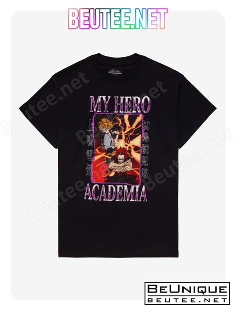 Best Shop My Hero Academia Kirishima And Kaminari T Shirt Hoodie Tank