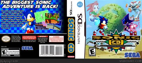 Sonic Cd Nintendo Ds Box Art Cover By Ayling