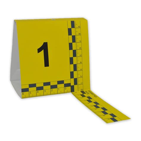 Disposable Evidence Markers Yellow 1 15 — Scenesafe