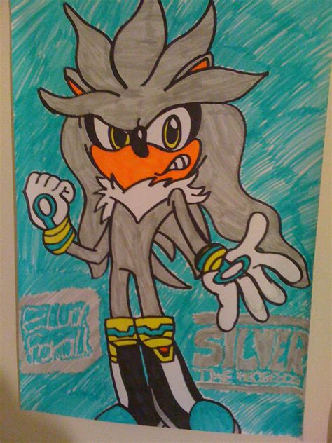 Silver The Hedgehog By Fox On Fire On Deviantart