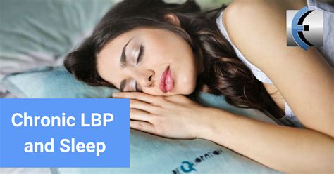 Chronic Low Back Pain And Sleep Modern Manual Therapy Insiders