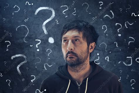 Confused Man Stock Image F0213440 Science Photo Library