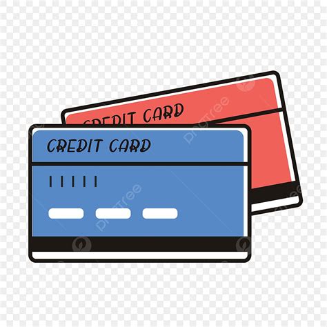 Lineart Cartoon Credit Card Clip Art Card Consumption Financial