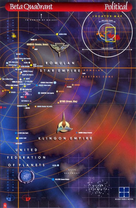 Quadrants United Federation Of Planets Star Trek Rpg Fond Décran