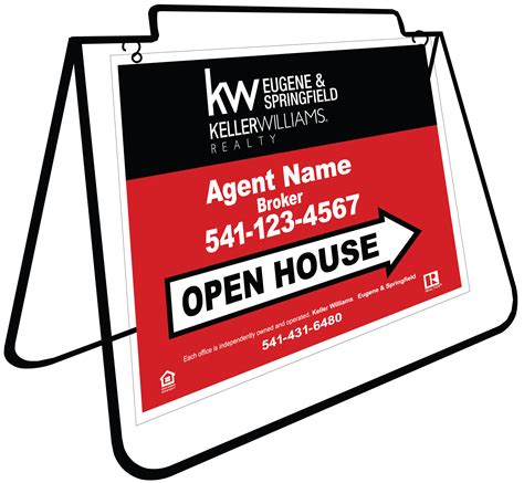 18 X 24 Keller Williams Open House Yard Sign Towers Sign Marketing