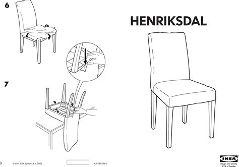 Ikea Henriksdal Chair Frame Assembly Instruction 2