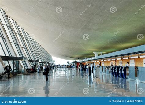 The Interior Of Dulles International Airport Editorial Photography