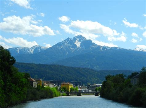 The Alps Over The River Inn Innsbruck Austria The Incredibly Long Journey