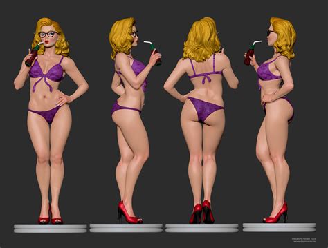 Pinup Statue On Behance