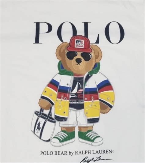 Polo Bear Goes Sailing Bear Illustration Ralph Lauren Logo Polo