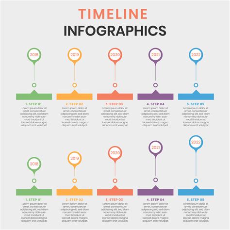 Timeline Infographic Dolphinvirt