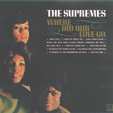 Where Did Our Love Go Diana Ross And The Supremes Amazonfr Cd Et Vinyles
