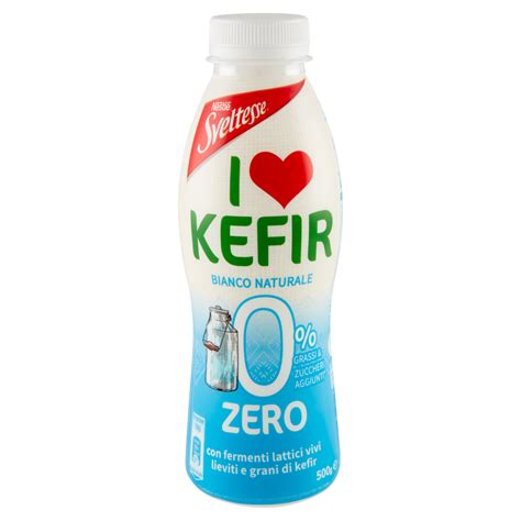 Sveltesse I Love Kefir Bianco Naturale Zero 500 G Carrefour