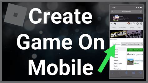 How To Create Roblox Games On Mobile Youtube