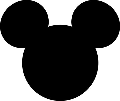 Free Mickey Mouse Silhouette Vector Download Free Mickey Mouse