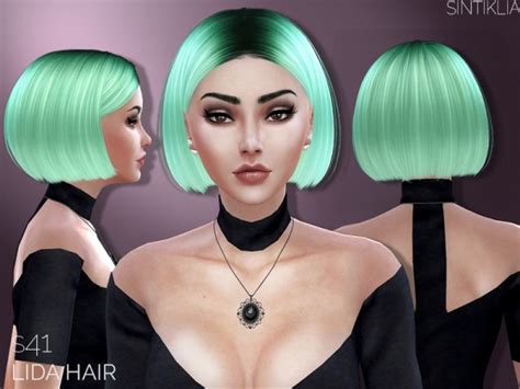 Sintiklia Sims Hair 41 Lida ~ Sims 4 Hairs