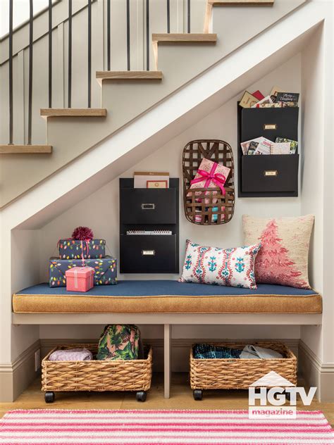 Disney christmas decorations 2020 hgtv dream home. This entryway is kept organized with hanging mail ...