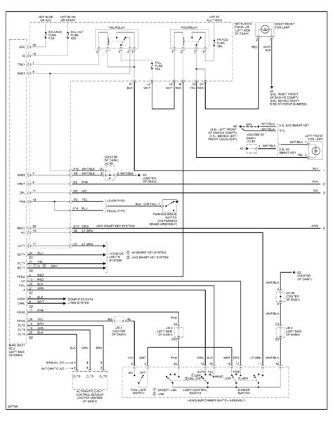 Diagram Electrical Wiring Diagram Toyota Camry Head Lights