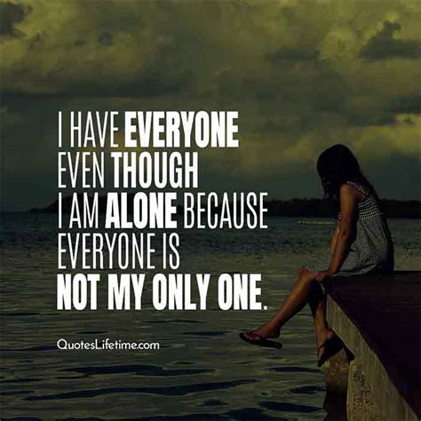Sad Feeling Quotes Alone
