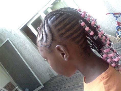 Short braids with colored beads hairstyle. Kids Archives ⋆ African American Hairstyle Videos - AAHV ...