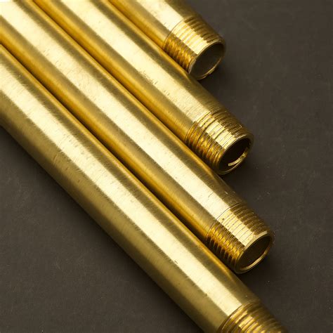Half Inch Solid Brass 15mm Threaded Plumbing Pipe Set Lengths