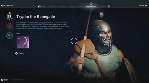 Assassin S Creed Odyssey Mercenaries Trypho The Renegade Youtube