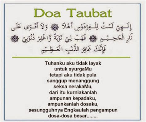 Kita telah tahu bahwa kita adalah makhluk yang cendrung berbuat dosa, untuk kembali ke jalan taubat, secara etimologi bermakna kembali, namun secara terminologi taubat adalah kembali kepada allah, kembali kepada syari'atnya, mengakui. Indahnya Cinta Kerana Allah..: Cara Mudah Solat Sunat ...