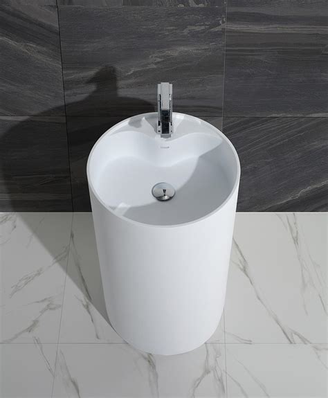 Best Kkr Freestanding Modern Design Solid Surface Stone Bathroom