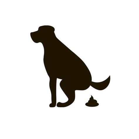 ᐈ Dog Pooping Silhouette Stock Vectors Royalty Free Dog Pooping