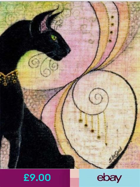 Cats in ancient egypt were represented in social and religious practices of ancient egypt for more than 3,000 years. Artist-Suzanne LE Good Art Prints Collectables | Cat ...