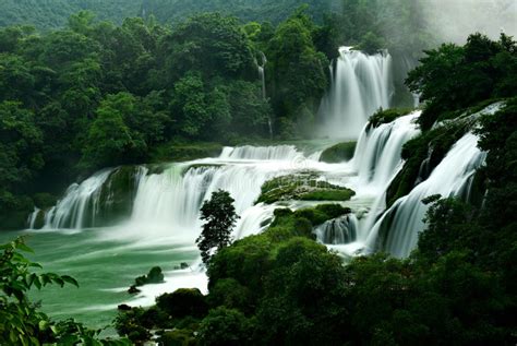Detian Waterfall Stock Photo Image Of Spring Asia Forest 74276928