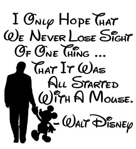Walt Disney Inspirational Quotes Walt Disney Quotes Mickey Mouse