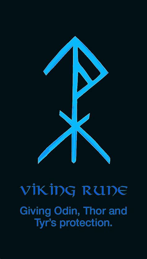 In norse mythology, each rune served as a means to invoke the force it stands for. Protection Rune in 2020 | Viking tattoo symbol, Viking ...