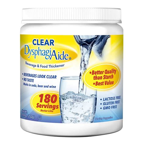 Clear Dysphagiaide® Beverage And Food Thickener Powder Instant