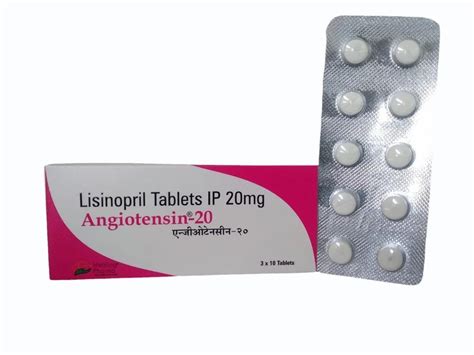 Angiotensin Mg Tablets Lisinopril Mg At Rs Stripe In New Delhi Id