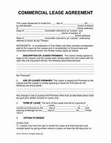 Images of Commercial Lease Agreement Free Template