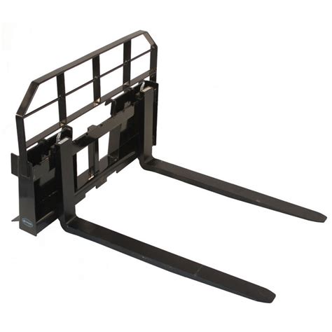 60 Skid Steer Hd Pallet Fork Attachment 5500 Lb Capacity Quick Tach