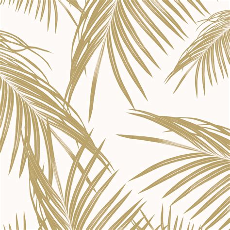 Buy Gold Palm Leaves Dream 1 Wallpaper Free Shipping