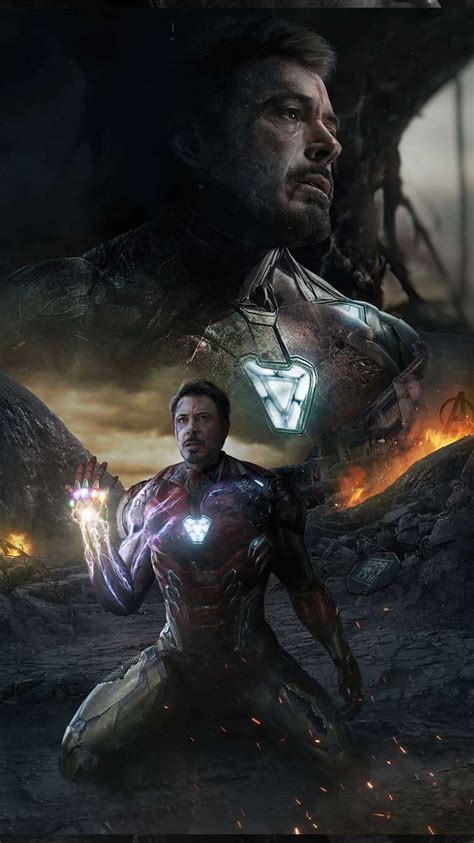 Iron Man Sacrifice Endgame Snap Iphone Wallpaper Iron Man Avengers