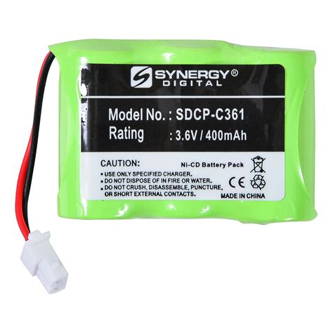 Sdcp C361 Ni Cd 36 Volt 400 Mah Ultra Hi Capacity Battery